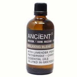 112150-1 Relaxing Blend Eteriska Kropps- Och Massageoljor För Aromaterapi 100 ml - Ancient Wisdom
