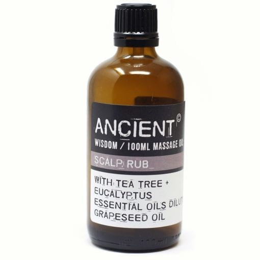 112150-12 Scalp Rub Eteriska Kropps- Och Massageoljor För Aromaterapi 100 ml - Ancient Wisdom