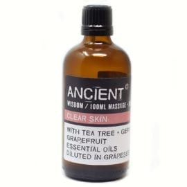 112150-14 Clear Skin Eteriska Kropps- Och Massageoljor För Aromaterapi 100 ml - Ancient Wisdom