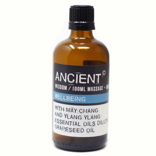 112150-15 Wellbeing Eteriska Kropps- Och Massageoljor För Aromaterapi 100 ml - Ancient Wisdom