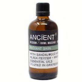 112150-3 Radiant Skin Eteriska Kropps- Och Massageoljor För Aromaterapi 100 ml - Ancient Wisdom