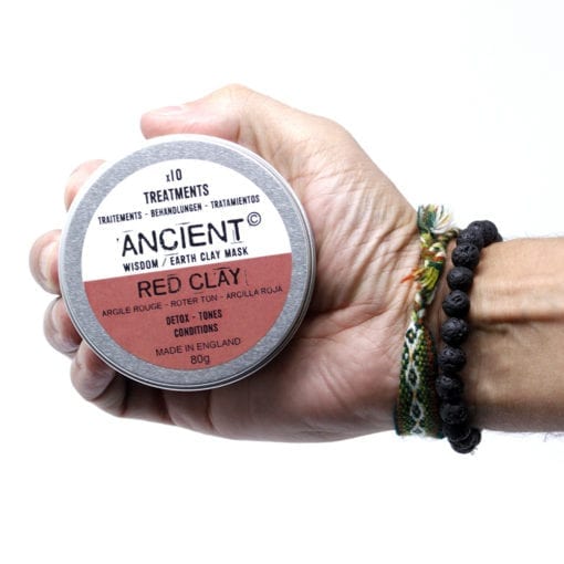 112151-1 Ansiktsmask Röd Kaolinlera 80 gram - Ancient Wisdom