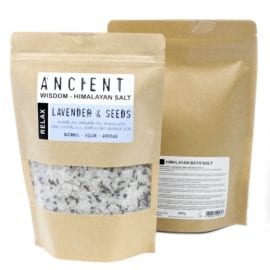 112156 Badsalt Relax Himalaya Med Eteriska Oljor För Aromaterapi 500 gram - Ancient Wisdom