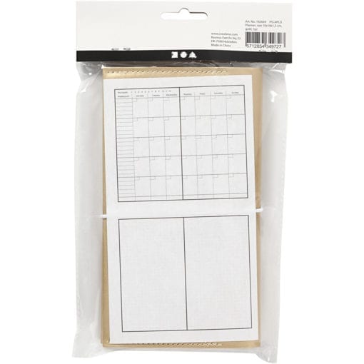 112207-2 Bullet Journal Kalender Guld