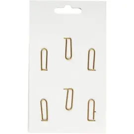 112228-2 Metallgem Pil Guld 6-pack