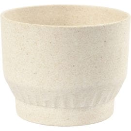 112230-1 Skål Bambufiber med Plissémönster 9 cm
