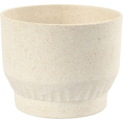 112230-1 Skål Bambufiber med Plissémönster 9 cm