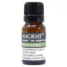 112149-14 Ekologiska Eteriska Oljor för Aromaterapi 10 ml - Ancient Wisdom Patchouli