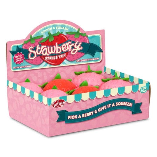 112331-4 Stressboll Jordgubbe