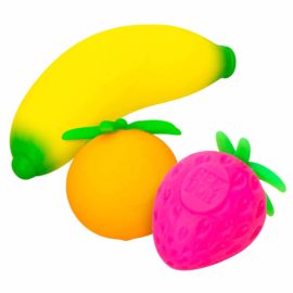 112334-8 Schylling Stressbollar Fruktkorg Nee-Doh Groovy Fruits
