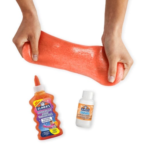 112358-9 Elmer’s Glitter Färg 177 ml PVA Lim Till Slime Orange 1