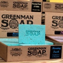112381-4 Tvål Greenman Morning Fresh Frankincense & Bergamott 100 g
