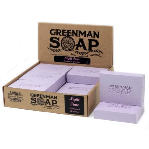 112382 Tvål Greenman Night Time Lavendel & Pelargonia 100 g