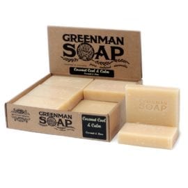 112386 Tvål Greenman Coconut Cool & Calm Kokos & Lime 100 g