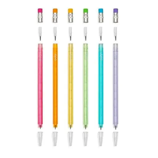 112405-4 OOLY Multistiftspenna Stay Sharp Rainbow Pencils - Set om 6