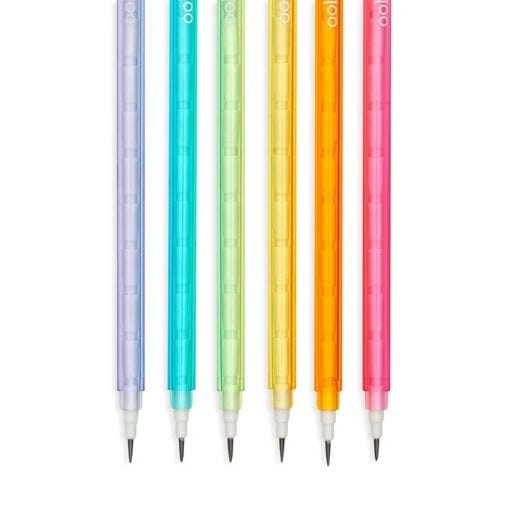 112405-5 OOLY Multistiftspenna Stay Sharp Rainbow Pencils - Set om 6