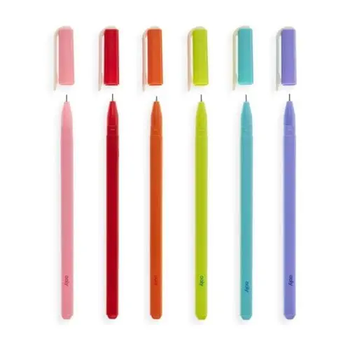 112406-2 OOLY Gelpennor Modern Writers Gel Pens - Set om 6