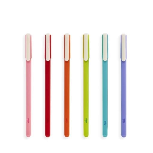 112406-4 OOLY Gelpennor Modern Writers Gel Pens - Set om 6