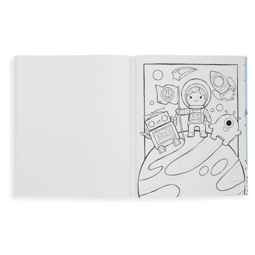 112416-2 OOLY Målarbok Outer Space Explorers Coloring Book