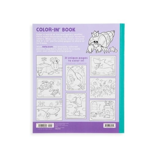 112417-1 OOLY Målarbok Outrageous Ocean Coloring Book