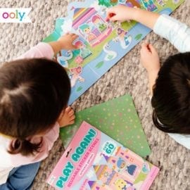 112418 OOLY Återanvändbara Klistermärken Reusable Sticker Scenes - Princess Garden
