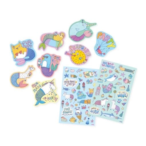 112429-1 OOLY Luktisar Mer-Made To Party Cupcake Scented Stickers