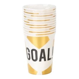 112468-2 Talking Tables Pappersmuggar Fotboll 12 st - Party Champions