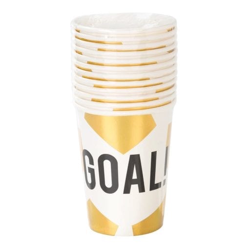 112468-2 Talking Tables Pappersmuggar Fotboll 12 st - Party Champions