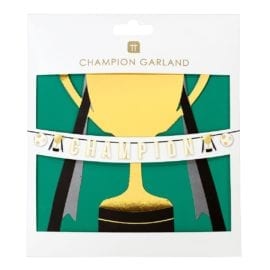 112470-2 Talking Tables Girlang Fotboll - Party Champions