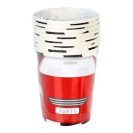 112474-1 Talking Tables Pappersmuggar Bil 12 st - Party Racer
