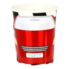 112474-2 Talking Tables Pappersmuggar Bil 12 st - Party Racer