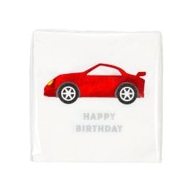 112474-2 Talking Tables Servetter Bil 16 st - Party Racer