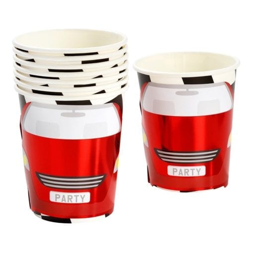 112474 Talking Tables Pappersmuggar Bil 12 st - Party Racer