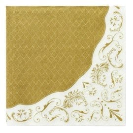 112530 Talking Tables Servetter Vintage Guld 20 st - Party Porcelain