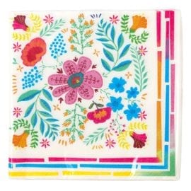 112533-1 Talking Tables Servetter Boho Blommönster 20 st