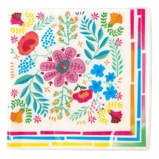 112533-1 Talking Tables Servetter Boho Blommönster 20 st