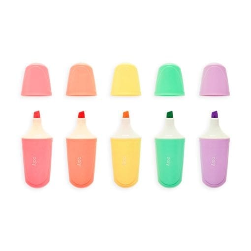 112539-1 OOLY Luktpennor Le Bonbon Pâtisserie Scented Pastel Highlighters - Set om 5