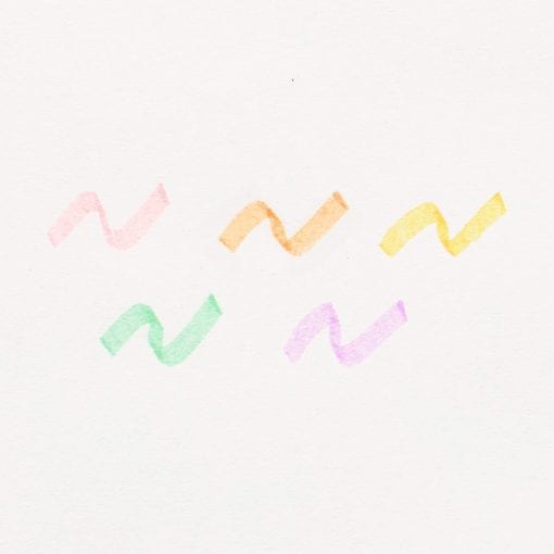 112539-7 OOLY Luktpennor Le Bonbon Pâtisserie Scented Pastel Highlighters - Set om 5