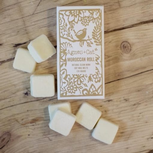 112554-2 Agnes+Cat Veganskt Soja Doftvax Moroccan Roll 8 st 160 g