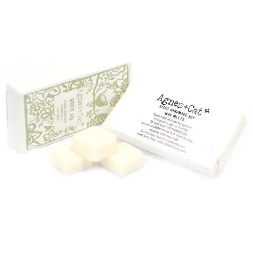112557 Agnes+Cat Vegansk Soja Doftvax White Fig 8 st 160 g