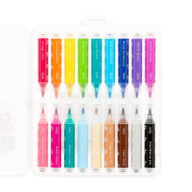 112580-7 OOLY Lukt & Stämpelpennor Stampables Scented Double-ended Stamp Markers - Set om 18