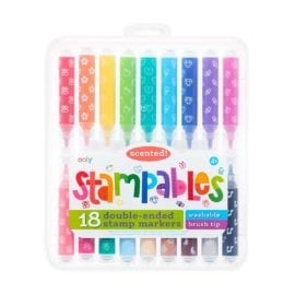 112580 OOLY Lukt & Stämpelpennor Stampables Scented Double-ended Stamp Markers - Set om 18