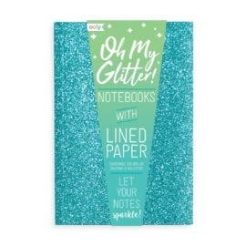 112581-2 OOLY Anteckningsbok Glamtastic Glitter Blue - Set om 3