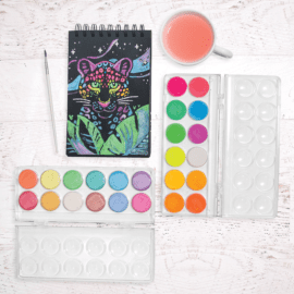 112587-1 OOLY Vattenfärg Chroma Blends Watercolor Paint Set - Neon