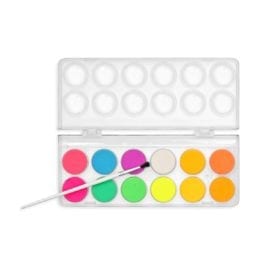 112587-4 OOLY Vattenfärg Chroma Blends Watercolor Paint Set - Neon