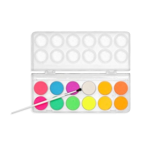 112587-4 OOLY Vattenfärg Chroma Blends Watercolor Paint Set - Neon