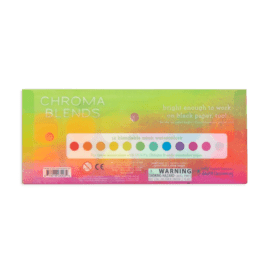 112587-5 OOLY Vattenfärg Chroma Blends Watercolor Paint Set - Neon