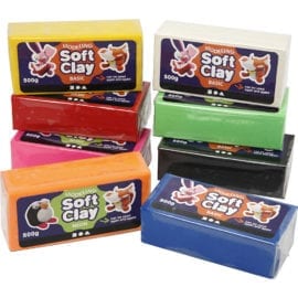 112593 Soft Clay Klassisk Modellera 13x6x4 cm 500 g
