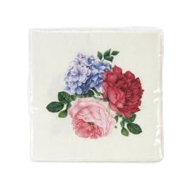 112610-1 Talking Tables Servetter Blomster 25x25 cm 20 st - Truly Scrumptious