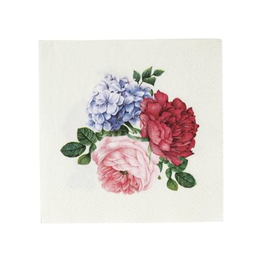 112610 Talking Tables Servetter Blomster 25x25 cm 20 st - Truly Scrumptious